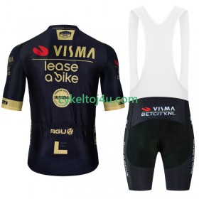 Visma Lease A Bike Black Cykeltrøje + Bib Cykelshorts 2024